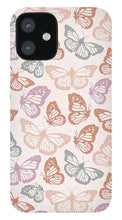 Load image into Gallery viewer, Orange and Pink Butterfly Pattern - Phone Case
