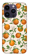Load image into Gallery viewer, Orange Blossom Pattern - Phone Case