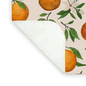 Orange Blossom Pattern - Blanket