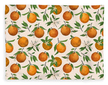 Load image into Gallery viewer, Orange Blossom Pattern - Blanket