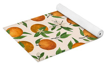 Load image into Gallery viewer, Orange Blossom Pattern - Yoga Mat