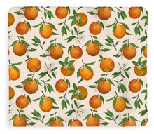 Load image into Gallery viewer, Orange Blossom Pattern - Blanket