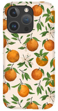 Load image into Gallery viewer, Orange Blossom Pattern - Phone Case