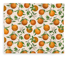 Load image into Gallery viewer, Orange Blossom Pattern - Blanket