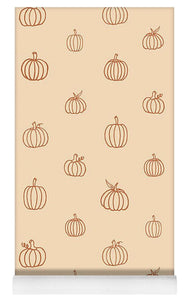 Orange Pumpkin Pattern - Yoga Mat