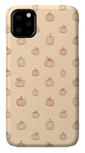 Load image into Gallery viewer, Orange Pumpkin Pattern - Phone Case