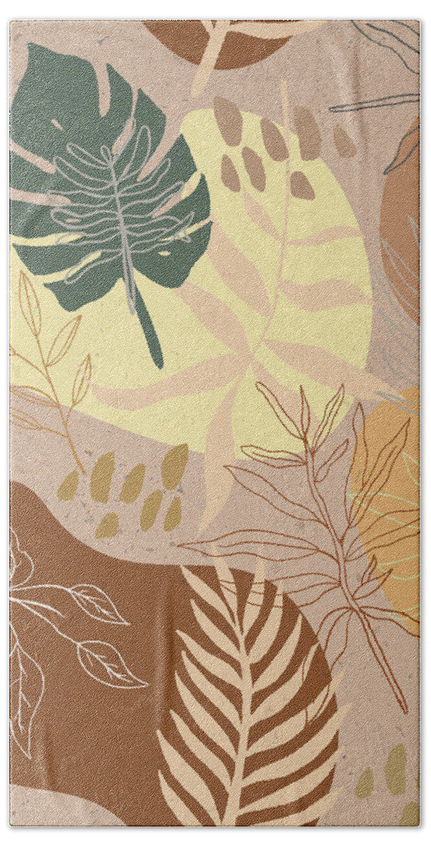 Orange Terracotta Pattern - Beach Towel