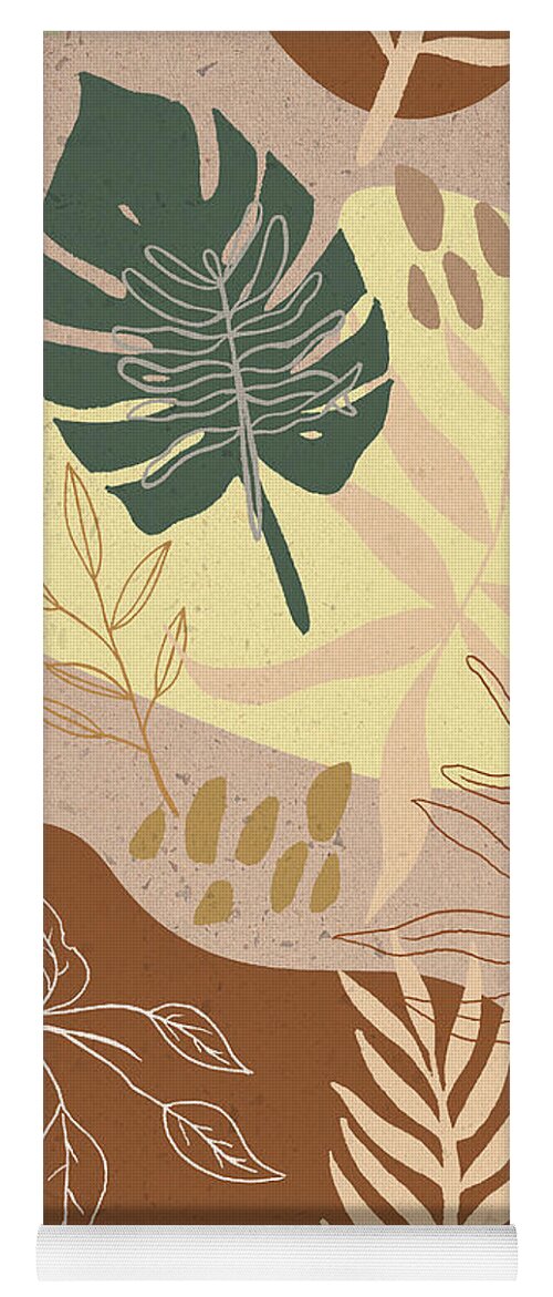 Orange Terracotta Pattern - Yoga Mat