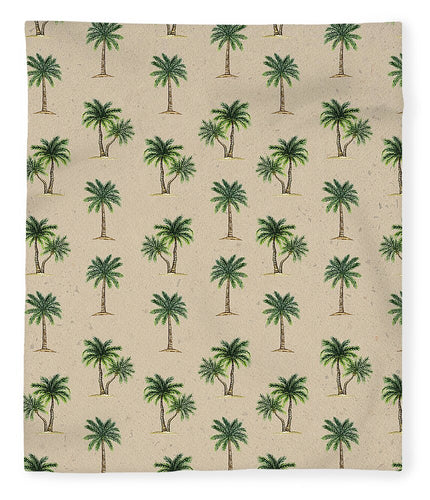 Palm Tree Pattern - Blanket