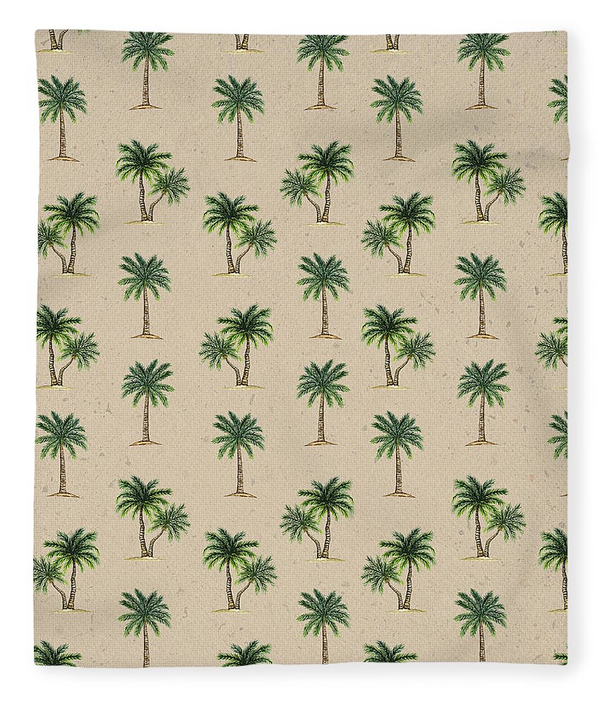 Palm Tree Pattern - Blanket