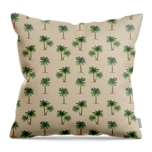 Palm Tree Pattern - Throw Pillow