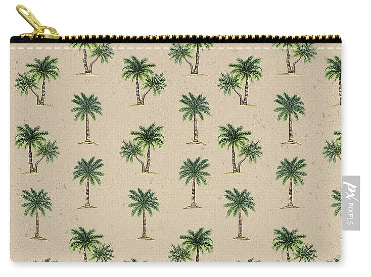 Palm Tree Pattern - Zip Pouch
