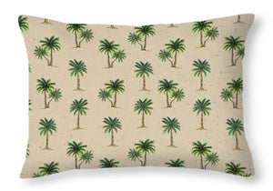 Palm Tree Pattern - Throw Pillow