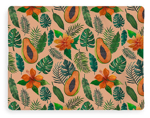 Papaya Pattern - Blanket