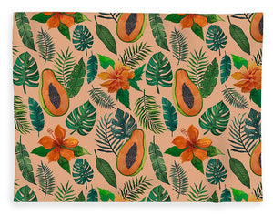 Papaya Pattern - Blanket