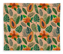 Load image into Gallery viewer, Papaya Pattern - Blanket