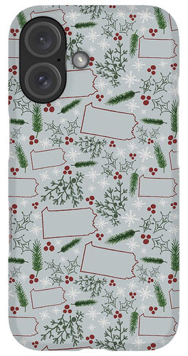Pennsylvania Christmas Pattern - Phone Case