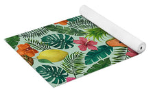 Load image into Gallery viewer, Pineapple and Papaya Pattern - Yoga Mat