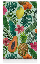 Load image into Gallery viewer, Pineapple and Papaya Pattern - Yoga Mat