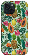 Load image into Gallery viewer, Pineapple and Papaya Pattern - Phone Case