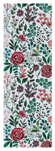 Pink and Purple Flowers - Yoga Mat