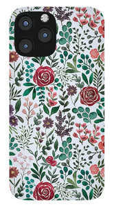 Pink and Purple Flowers - Phone Case