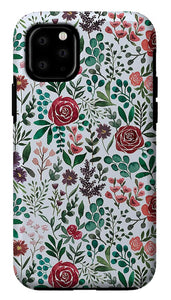 Pink and Purple Flowers - Phone Case