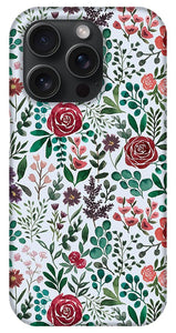 Pink and Purple Flowers - Phone Case