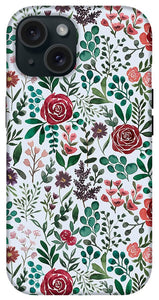Pink and Purple Flowers - Phone Case