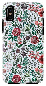 Pink and Purple Flowers - Phone Case