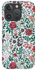 Pink and Purple Flowers - Phone Case
