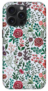 Pink and Purple Flowers - Phone Case