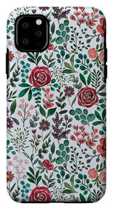 Pink and Purple Flowers - Phone Case