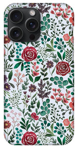 Pink and Purple Flowers - Phone Case