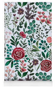 Pink and Purple Flowers - Yoga Mat
