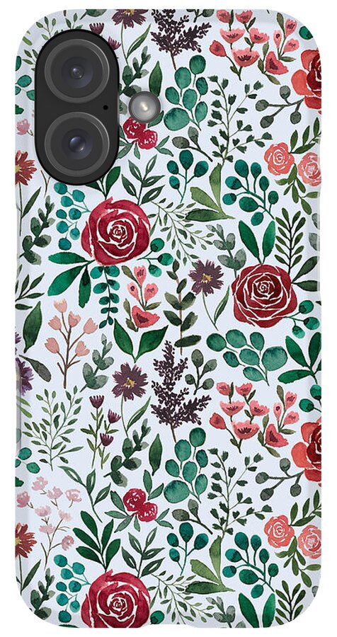 Pink and Purple Flowers - Phone Case