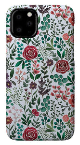 Pink and Purple Flowers - Phone Case