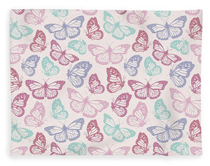 Pink Butterfly Pattern - Blanket