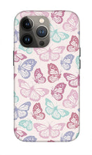 Load image into Gallery viewer, Pink Butterfly Pattern - Phone Case