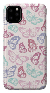 Pink Butterfly Pattern - Phone Case