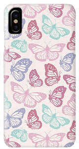 Pink Butterfly Pattern - Phone Case