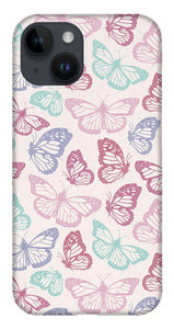 Pink Butterfly Pattern - Phone Case