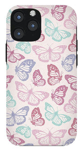 Pink Butterfly Pattern - Phone Case