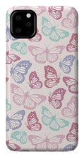 Load image into Gallery viewer, Pink Butterfly Pattern - Phone Case