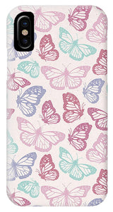 Pink Butterfly Pattern - Phone Case