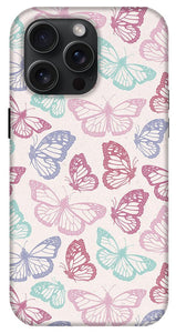 Pink Butterfly Pattern - Phone Case