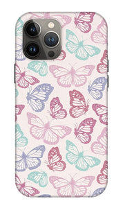 Pink Butterfly Pattern - Phone Case