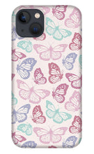 Load image into Gallery viewer, Pink Butterfly Pattern - Phone Case