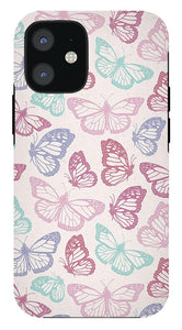 Pink Butterfly Pattern - Phone Case