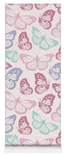 Load image into Gallery viewer, Pink Butterfly Pattern - Yoga Mat